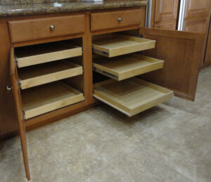 kitchen cabinet slide out drawers